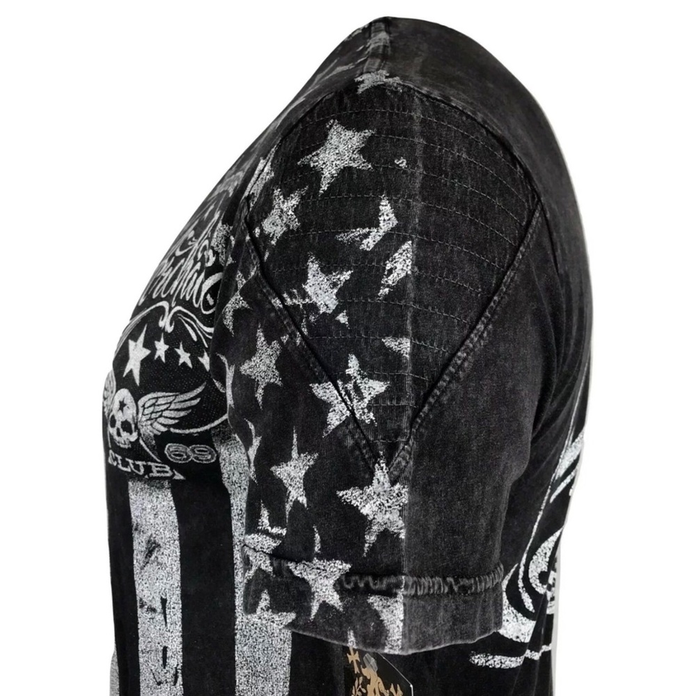 ARCHAIC by AFFLICTION Mens T-Shirt NATION USA FLAG - Picture 7 of 9